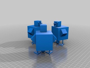 chickens 3d printing 3d print model - Mito3D