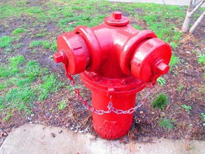 chicago fire hydrant - la photogrammétrie bâtiments et structures 3d numérisées Numérisation La numérisation 3p3d cfd un incendie dept bouche d'incendie 3d print model - Mito3D