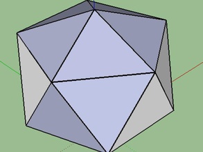 icosaedro la matematica 3d print model - Mito3D