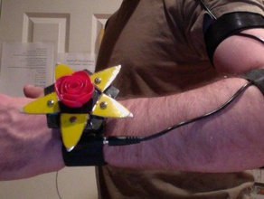 secret wrist device doom bracelets blades dangerous prototypes powered super villian 3d print model - Mito3D