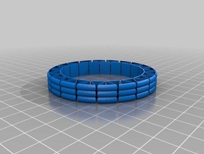 mi personalizados más stretchlet pulsera las pulseras personalizado 3d print model - Mito3D