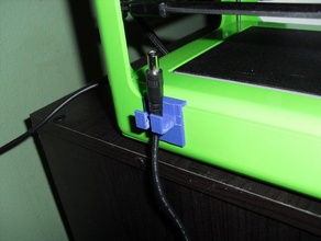 m3d cable de alimentación titular Impresora 3d accesorios 3d print model - Mito3D