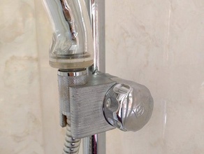 shower head mount bathroom showerhead water 3d print model - Mito3D