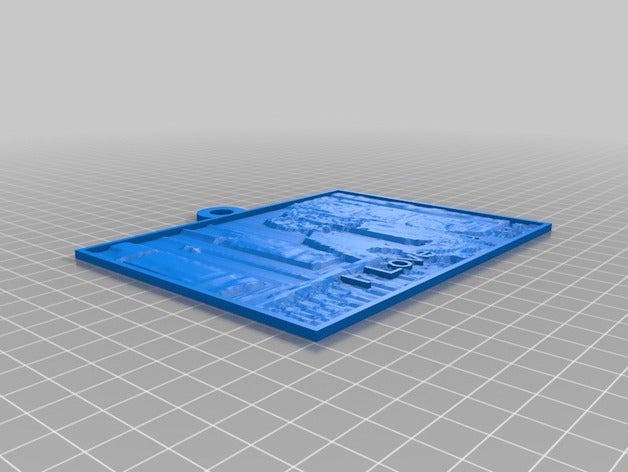 my customized lithopane1 2d art 3D print model - Mito3D
