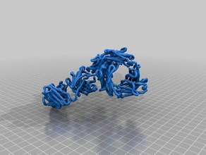 immünoglobulin biyoloji protein 3d print model - Mito3D