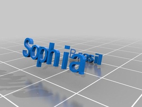 sophia yüzük özelleştirilmiş 3d print model - Mito3D