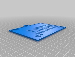 france bleu 2d-Kunst kundengebundene 3d print model - Mito3D