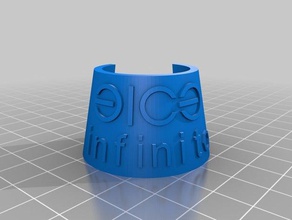 colar botella organização personalizado 3d print model - Mito3D