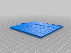 buzz aldrin bandeira lua personalizado lithophane mais 2d arte 3d print model - Mito3D