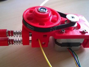 greg wade bowden alanında delta kötü çocuk 3d yazıcı ekstruder deltaprintr deltatower robot rostock'ta dişli gregs kossel-e max mini pro wades 3d print model - Mito3D