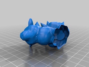 oso acesino La stampa 3d chusos conejo dinosaurio permutado 3d print model - Mito3D