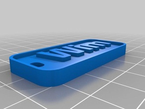 Schlüsselanhänger - wim Organisation kundengebundene 3d print model - Mito3D