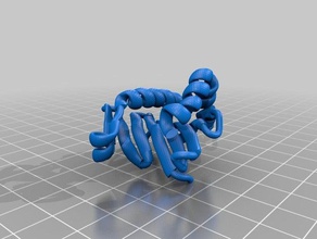 mhc de clase ii biología la proteína 3d print model - Mito3D