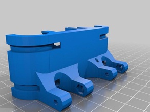 genişlemiş rostock'ta taşıma karşınızda 12mm düz çubuk kb-12-ww yatakları 3d yazıcı parçalar 3dprinter artilect delta fablab openscad reprap stl t25 toulouse çalışma ilerleme 3d print model - Mito3D
