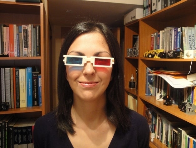 ainda outro óculos openscad paramétrico de plástico do vale uc3m úteis wearable 3D print model - Mito3D