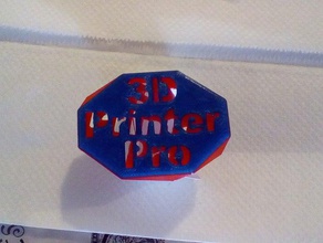 3d printer ödülü sikke ve rozetleri yazıcı rozet openscad scad öğretim 3d print model - Mito3D