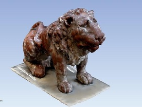 lion san marco venice other 3d printer animal art model my3dscanner 3d print model - Mito3D
