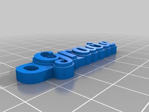 gracie organização personalizado 3d print model - Mito3D