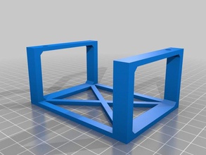 Netzteil-Halterung - Organisation Kabel-management Netzteil sketchup stl 3d print model - Mito3D