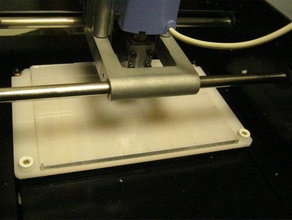 piastra di base roland mdx-20 macchine utensili cnc lasercut makeitlabs 3d print model - Mito3D