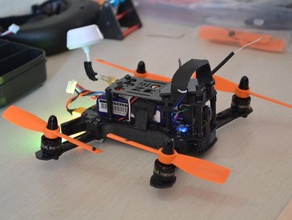 nero 180 fpv quadcopter printables r c i veicoli fotogramma 3d print model - Mito3D