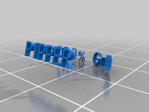 pipper21 los anillos personalizado 3d print model - Mito3D