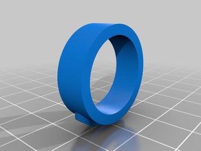 moustache ring jewelry 3d print model - Mito3D