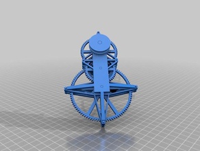 gear exchange display model 3d printing crank gears lever pulley 3d print model - Mito3D