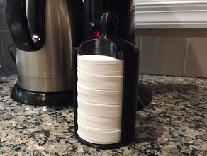 aeropress filter holder tall kitchen & dining coffee 3d print model - Mito3D