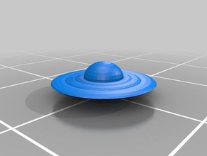 genérico ufo brinquedos & games alien fi gratuito sci espaço 3d print model - Mito3D
