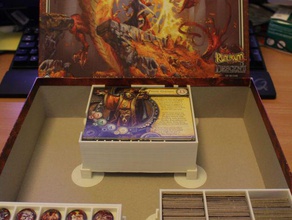 dungeonquest organizador del partido juguetes y accesorios de juego el tablero la mesa 3d print model - Mito3D
