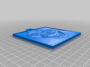 meu personalizados lithopane 2d arte 3d print model - Mito3D