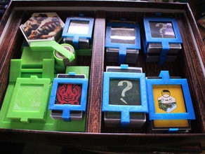 robinson crusoé organisateur du match jouets & accessoires de jeux dessus table jeton l'organisateur 3d print model - Mito3D