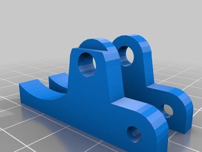 mk5 extruder tension arm remix - cut away version 3d printer parts lawsy sketchup skp 3d print model - Mito3D