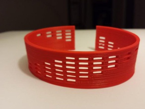 diagonal mesh bracelet bracelets jewellery wearable 3d print model - Mito3D