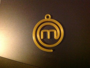 masterchef junior medalla de mi hijo signos y logotipos el logotipo la colgante 3d print model - Mito3D