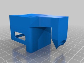 flashforge creator pro - reversed fan duct 3d printer extruders 3d print model - Mito3D