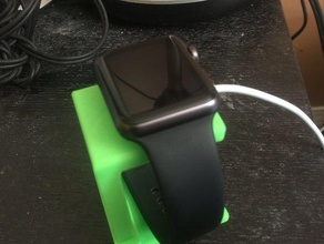 şarj standı elma izle 2 parça cep telefonu apple applewatch stand smartwatch 3d print model - Mito3D