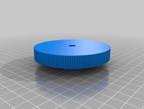 my customized parametric pulley - 104 tooth profile 3d printer parts 3d print model - Mito3D