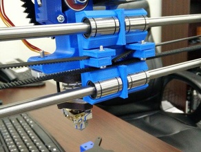 prusa verticle verstärkte x-Wagen 3d Drucker Zubehör die Beförderung extruder prusai3 i3 3d print model - Mito3D