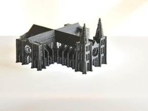 mini cathedral openings other architecture arhitecture church 3d print model - Mito3D