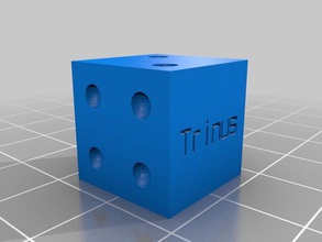 trinus personalizado dados 3d print model - Mito3D