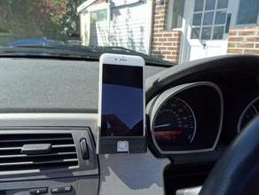 iphone 6 holder bmw vehicle automotive dash mount e85 phone z4 3d print model - Mito3D
