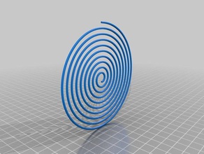 helix coaster kitchen & dining 4in round solidworks twist 3d print model - Mito3D