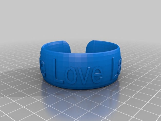 le bracelet de la mode personnalisé 3D print model - Mito3D
