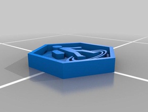 ingress trekker badge jewelry ingresswear badges 3d print model - Mito3D