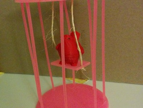 cage de swing en 3d imprimable pièces+un peu montage nécessaires jouets & accessoires jeux à oiseaux les des enfants pmoews 3d print model - Mito3D