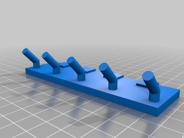 pegboard-Vorlage Werkzeug-Halterungen & - Boxen board peg pegboard Vorlage 3D print model - Mito3D