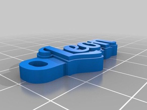 leon organização personalizado 3d print model - Mito3D