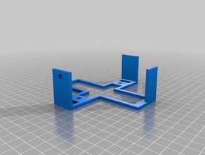 montaggio a parete inte nuc computer intel fissaggio 3d print model - Mito3D